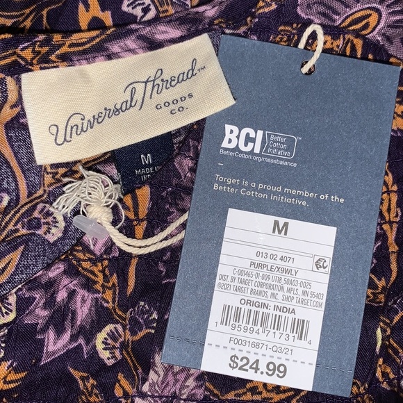 Universal Thread Women's Puff Long Sleeve Smocked Blouse - Picture 7 of 14